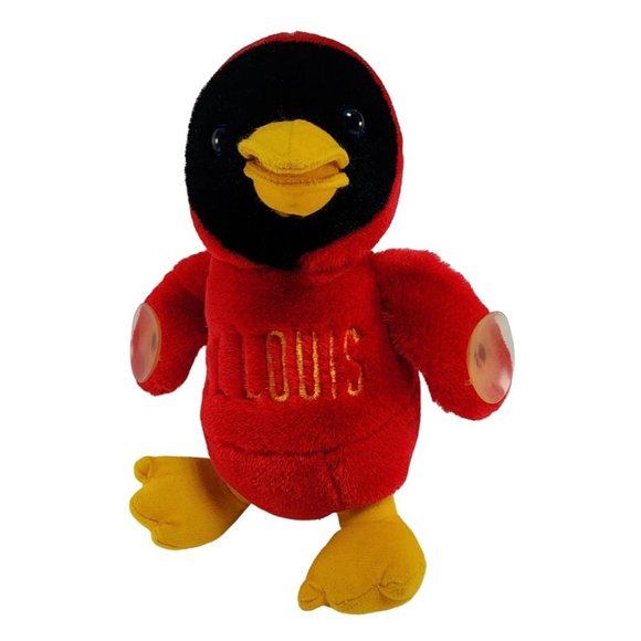 RARE HTF Animal Kingdom St Louis Cardinals Bird Plush Window Suction Cup Hands - Picture 2 of 10